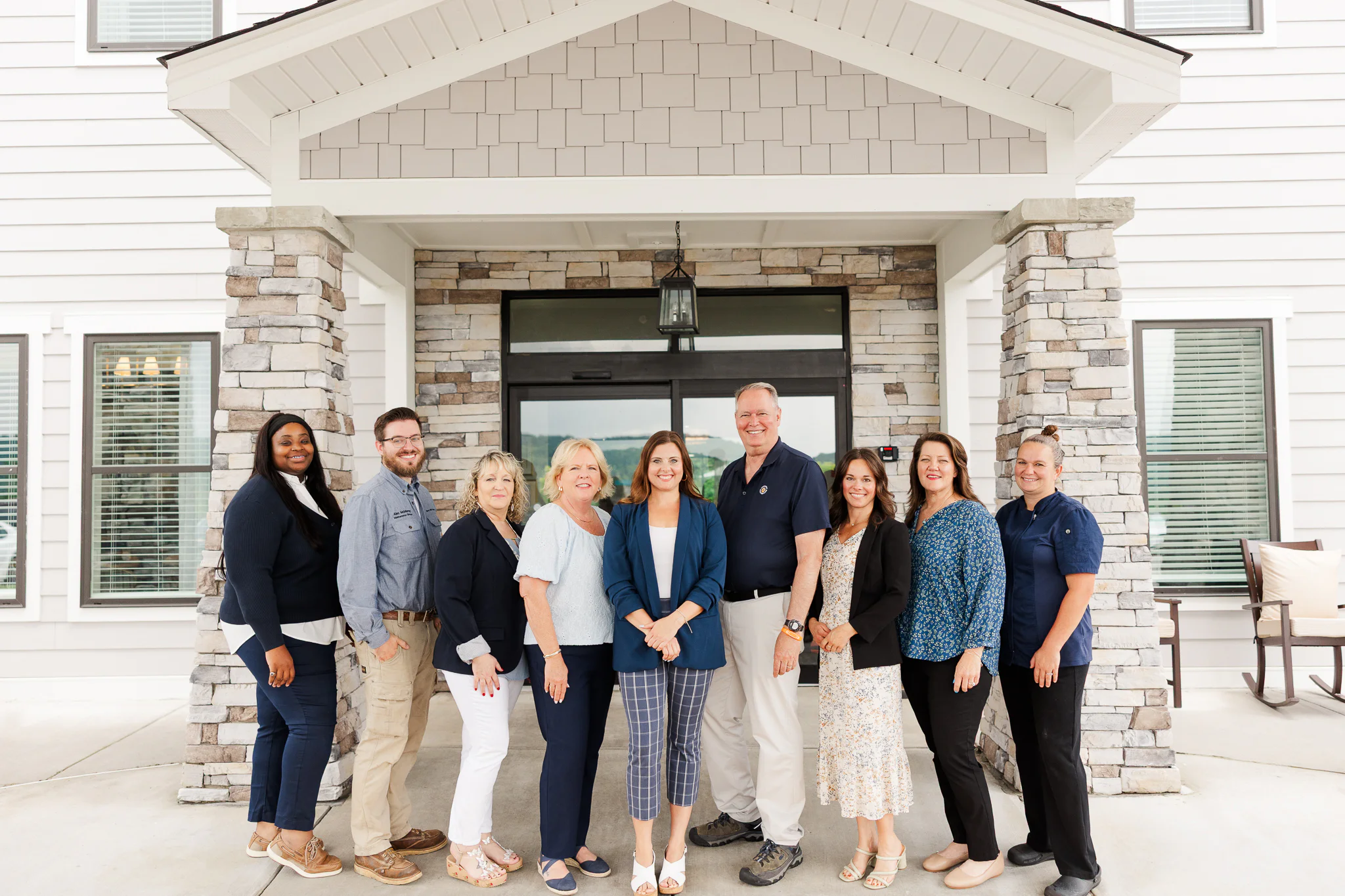 Emory Mills staff together
