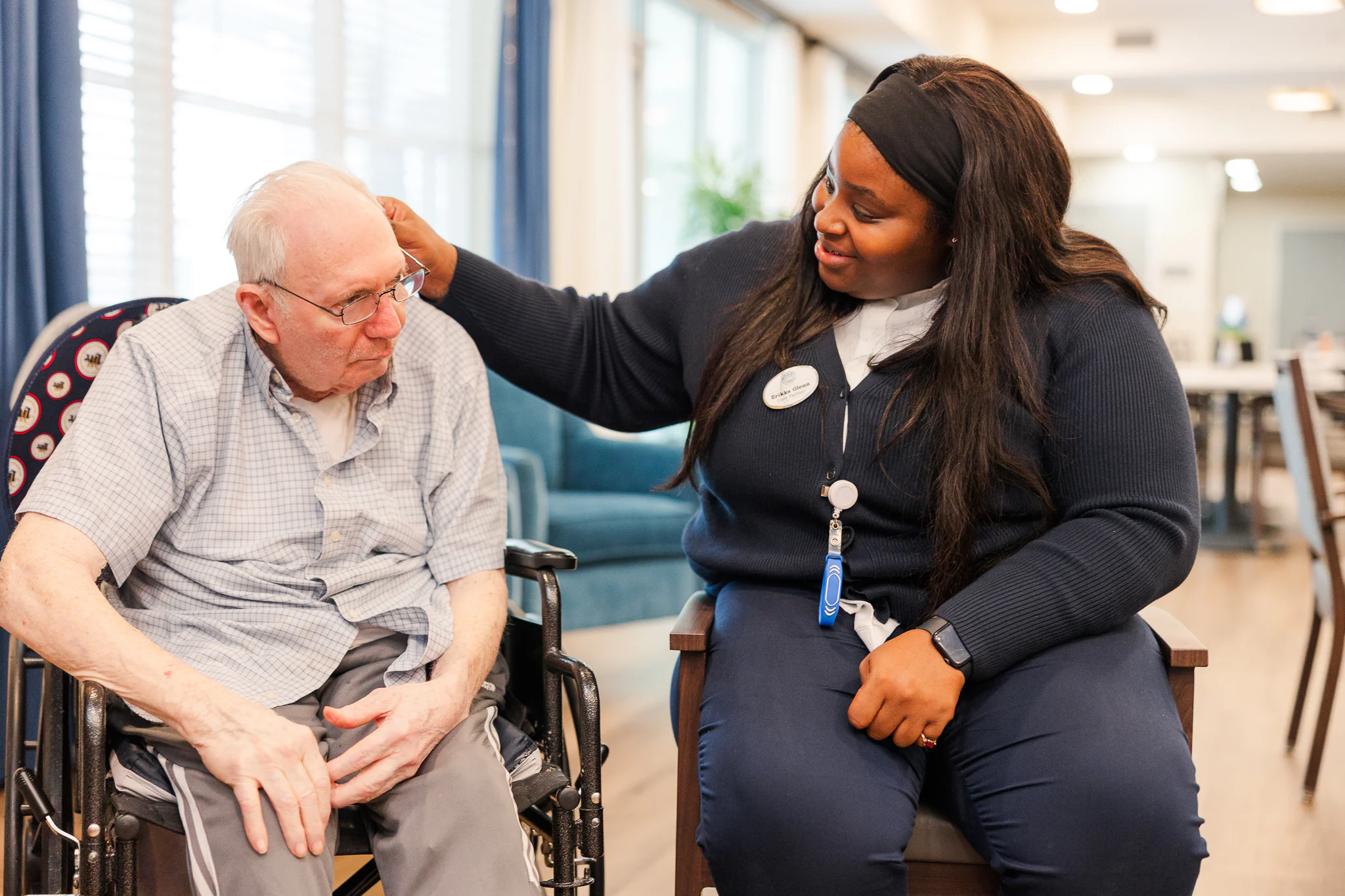 Care partner providing personalized support at home