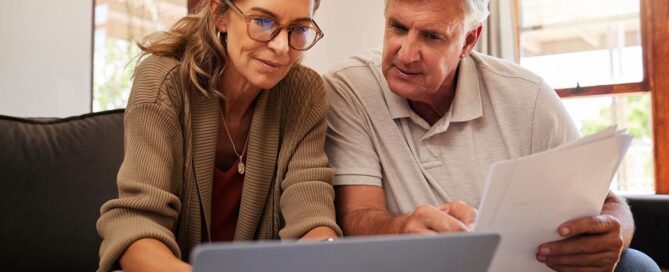 Photo of a senior couple