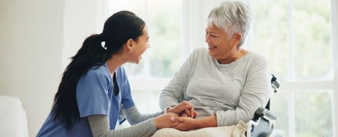 Deciding between aging in place